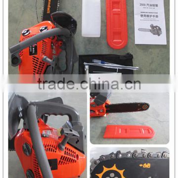 electric start gas chain saw