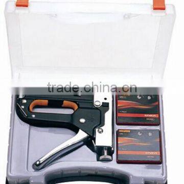 Professional 3-purpose Staple gun set with plastic case