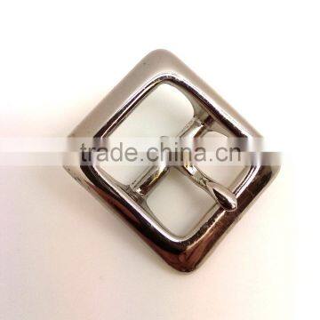 Center Bar buckle, Solid Brass Center Bar Buckle with one prong, Nickel Plate belt buckle