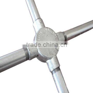 20mm and 25mm Electrical Galvanized 2 Way (Angle) Back Entry Junction Box photo-6