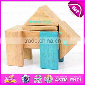 Hot Sale Non Toxic Wooden Robot Toy for Kids,DIY Children Wooden Robot Toy With Very Cheap Price W03B043 photo-4