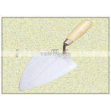 wooden handle carbon steel bricklaying bucket trowel