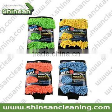 Hot Selling Car Washing Chenille Microfiber Gloves/microfiber Hand Gloves/Mitt Microfiber Car Cleaning Glove photo-2