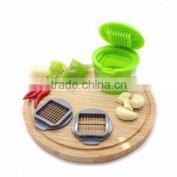 Mini Garlic Chopper Garlic Slicer and Garlic Press photo-2