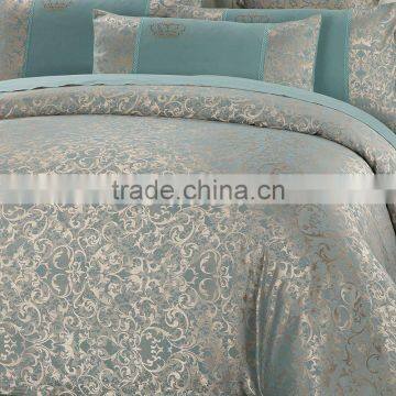 Luury 100% Cotton Bedding Set Embroidery Bed Linens Satin Bed Sheet Set Jacquard Bedclothes Full/queen/king Size Bed Cover. photo-2