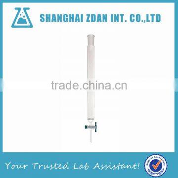 Glass column chromatography, Fritted Disc 24/40 PTFE stopcock