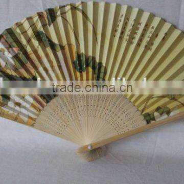 Personalized Chinese Design Bamboo Hand Fan Custon Bamboo Fan Wedding Bamboo Fan