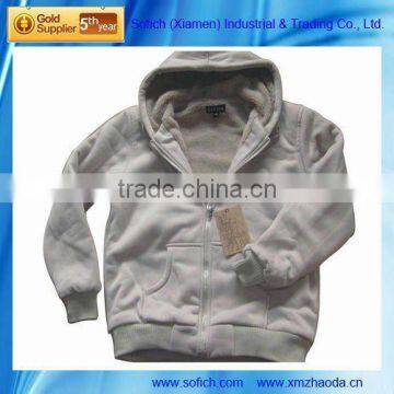 Men's fleece jacket baseball jacket motorcycle jacket