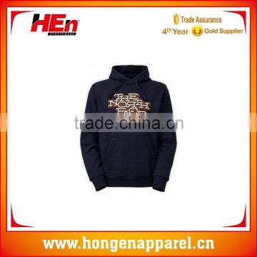 Hongen apparel Custom Black Sublimation Men Hoodies Wholesale