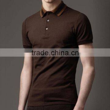 Cheap high quality men brown polo shirt uk