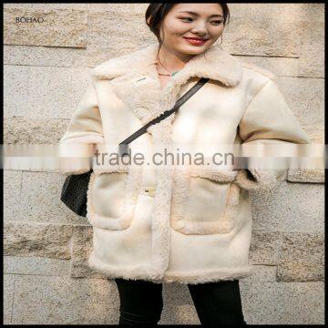 China best selling winter fake fur coat japan style