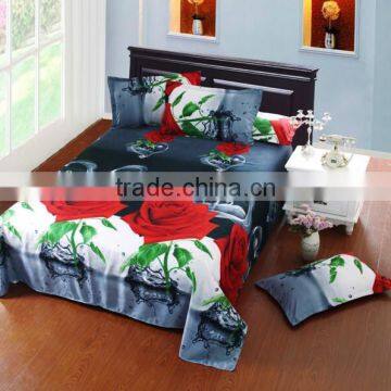 New Design Made in China Velvet Material Hot Selling Digital Printed Bed Sheet photo-2