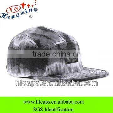 2013 fashion smoke cheap flat bill custom plain black 5 panel cap