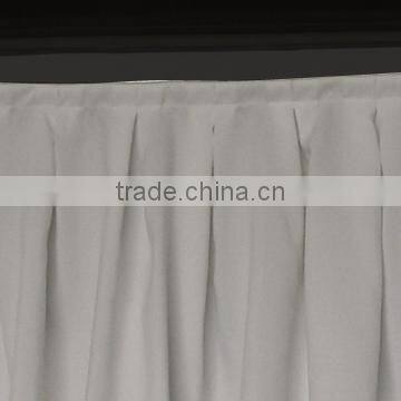 2015 Hot Selling Polyester Cheap Colorful Table Skirting photo-2