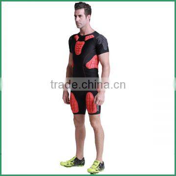 2017 High Quality Padded Protector Compression Shirt And Short photo-4