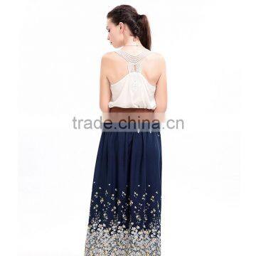 Maxnegio New Fashion Beach Women Back Neck Designs Lady Blouse & Top photo-2