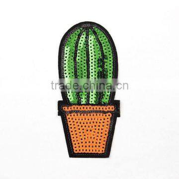 2017flower Shape Custom Embroidery Sequin Patch Embroidery Design for Jeans photo-4