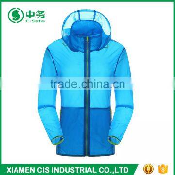 Custom Outdoor Ultrathin Sunscreen Ladies Blank Skin Jacket With Hood photo-4