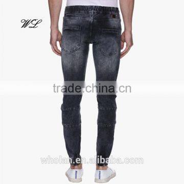 Latest Trendy Men Denim Jean Pants Cotton/Spandex New Man Jeans photo-3