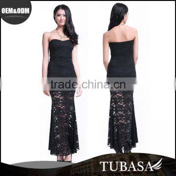 black fashion sexy dress black lace maxi latest design muslim dress