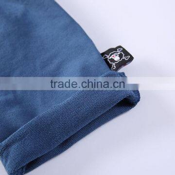 2017 Babys Childrens Solid Navy Gray Harem Shorts photo-3