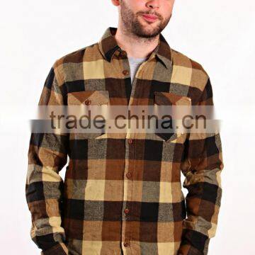 Electronic Rock drum short sleeve flannel shirt men