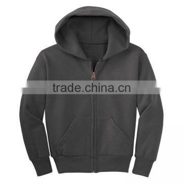 Children Clothing Manufacturer Bulk Custom Printed Blank Slim Fit Zipper Hoodie photo-2