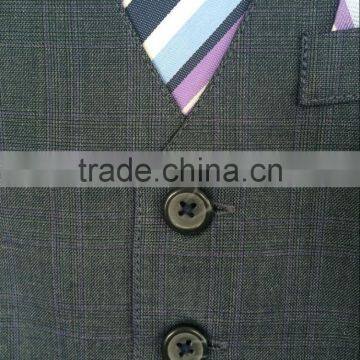 Latest Design High Quality China Formal Boy Vest Waistcoat Suit Factory photo-3