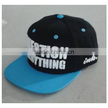 Wholesale Yupoong Blank Plain Good Quality Custom Embroidery Two Tone Basketball Snapback Hat photo-5