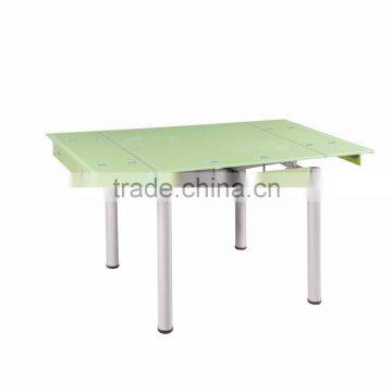 High Quality New Modern Design Glass Expandable Dining Table photo-3