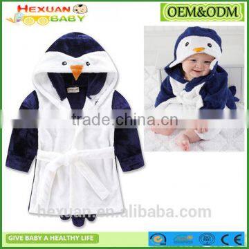 factory bath towel robe for kids fleece robe 2017 New OEM