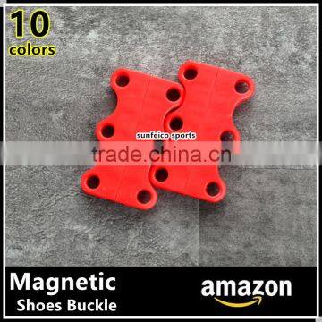 No Tie Lace Locks Lazy Magnetic Shoes Buckle 10 colors Provide Amazon Label Service with UPS Amazon Special Shipment Line