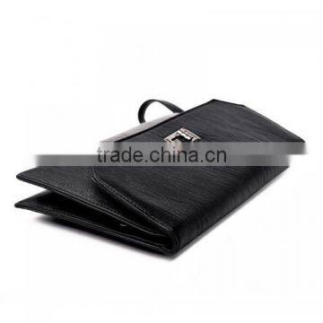 PU Leather Polyester Solid 82694 Girls Shoulder Long Strip Bag photo-2