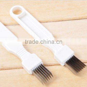 Onion Knife Cutter Graters Slicers Shredder Vegetable Tools Peelers And Zester Multi Chopper Sharp Scallion Kitchen Knife KC1005 photo-2