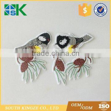 Bird Embroidered Sew Iron On Patch Badge Fabric Applique Lace Trim