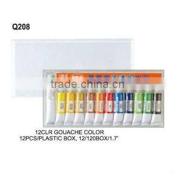 (Q208) 12CLR GOUACHE COLOR