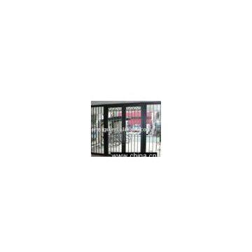 wrought iron entrance door