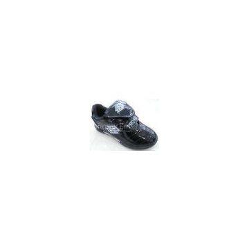 Custom Latest Designer Waterproof Black Famous Brand Childrens Soccer Shoes