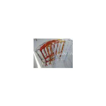 Durable Resin Napoleon Chair , Modern White KD Stackable Outdoor Chair