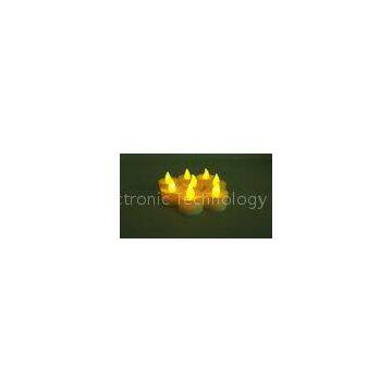 Halloween party PP plastic flameless  flickering LED candles of yellow