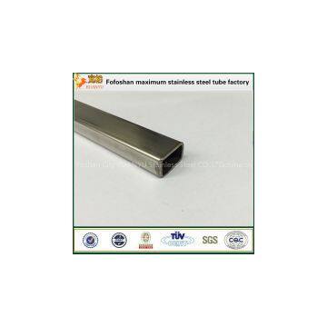 sus201 small diameter welded stainless steel flat tube with industrial surface
