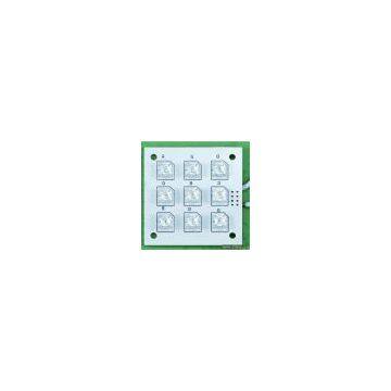 9PCS LED piranha square module