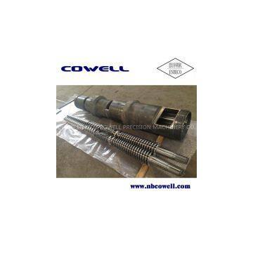 D45/90 conical screw barrel for extruder process