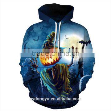 Halloween claw creative 3D pinted hoodies/ask sky unisex 3D printed sweatshirt hoodies/hot sell 3D baseball jacket