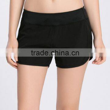 Wholesale Plain Blank Athletic Running Gym Shorts for Women