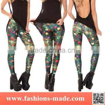 Hot Christmas Tree Printed Legging