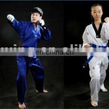 Wholesale martial arts uniforms colourful taekwondo uniform fabric