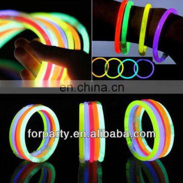 GLS-050 Glowing necklace,8 inches glow sticks Glow stick bracelet 8"(5x200mm)