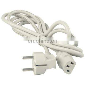 European Power cord - White color cable assembly