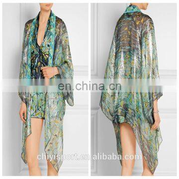 2016 Cheap Islamic Clothing Simple Chiffon Women Cardigan Dubai Kimono Front Open Abaya